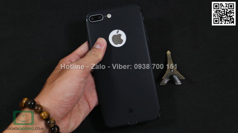 Ốp lưng iPhone 8 Plus Simple Series dẻo nhám siêu mỏng