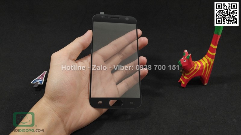 Miếng dán cường lực Samsung Galaxy S7 ABL full màn hình viền filber carbon 9H