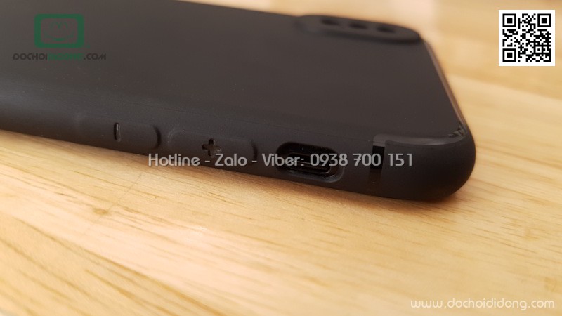 Ốp lưng iPhone X Zacase bảo vệ camera dẻo nhám lưng kín