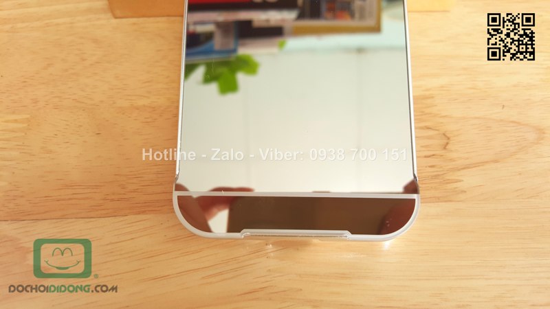 Ốp lưng Samsung Galaxy J2 viền nhôm lưng tráng gương