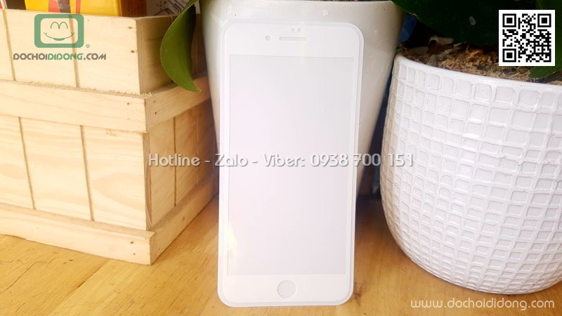 Miếng dán cường lực iPhone 7 8 Plus Jcpal Presever full màn hình 3D chính hãng