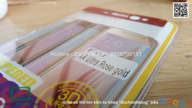 Miếng dán cường lực Sony Xperia XA Ultra full màn hình 9H