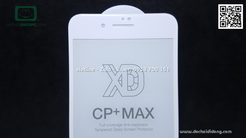 Miếng dán cường lực full màn hình iPhone 7 8 Plus Nillkin XD CP Max 9H