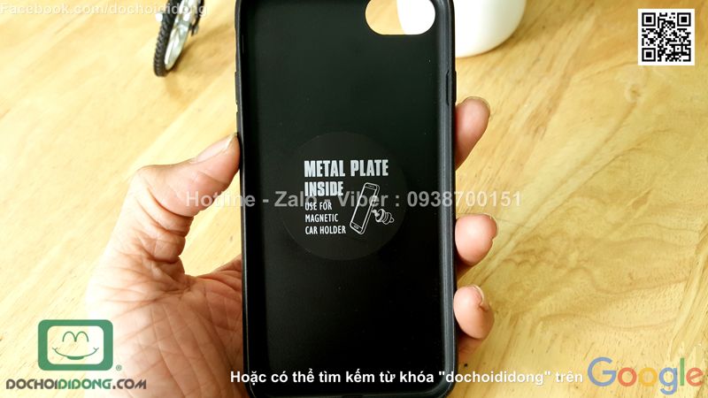 Ốp lưng iPhone 8 Mean Love lưng da chống sốc