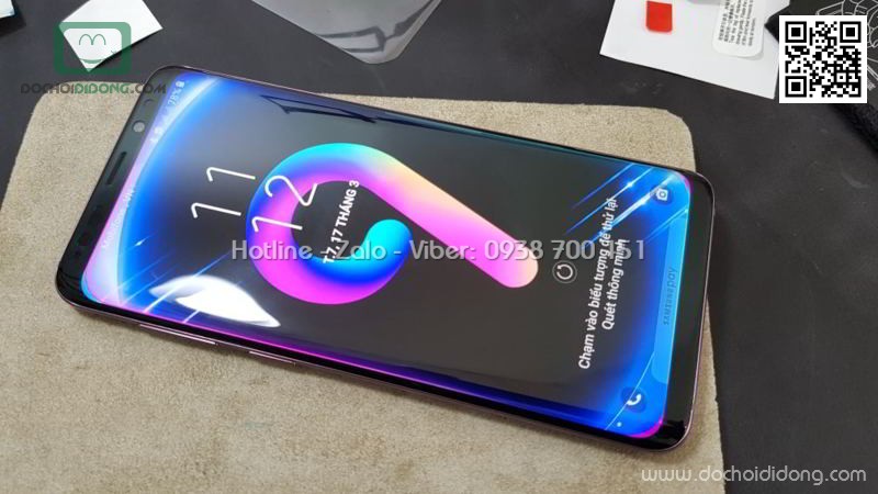 Miếng dán cường lực dẻo full màn hình Samsung S9 Plus Zacase 3D