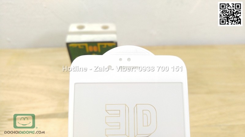 Miếng dán cường lực iPhone 6 6s Nillkin 3D CP Max full màn hình 9H