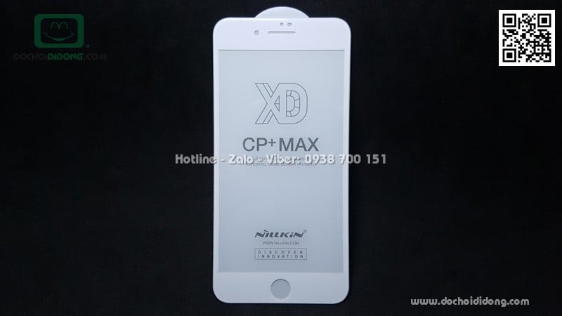 Miếng dán cường lực full màn hình iPhone 7 8 Plus Nillkin XD CP Max 9H