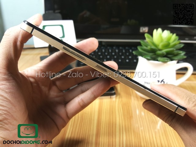 Ốp lưng Lenovo A7000 K3 Note viền nhôm lưng kính thay nắp