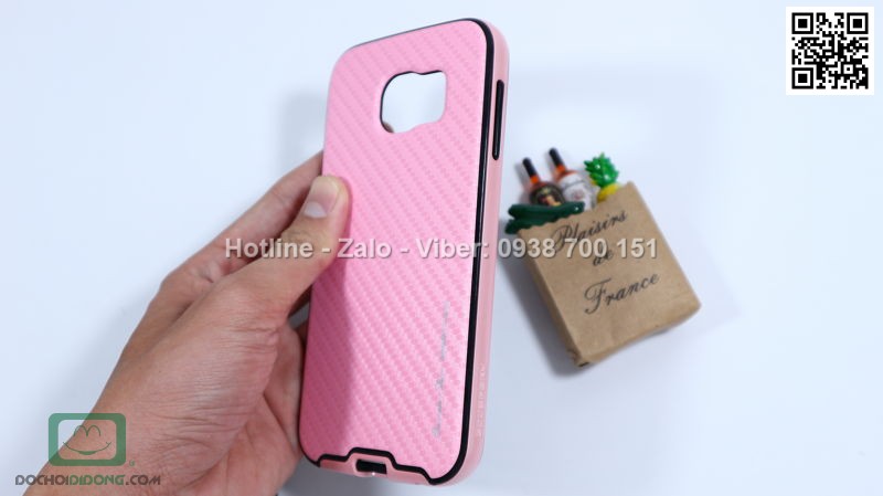 Ốp lưng Samsung Galaxy S6 Mercury Bumper Skin chống sốc