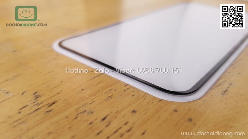Miếng dán cường lực iPhone X XS Jcpal full màn hình 2.5D chính hãng