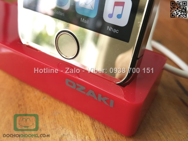 Dock sạc kiêm loa kèn iPhone 4 4S Ozaki iSuppli chính hãng