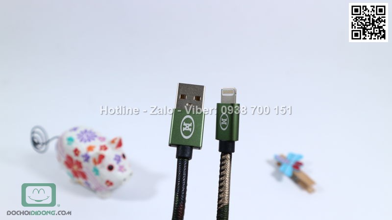 Cáp lightning NX 1m quân đội chống đứt