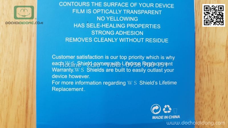 Miếng dán full màn hình Samsung S8 Plus WS Shield keo nước