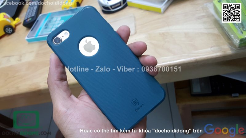 Ốp lưng iPhone 7 Baseus chống lưng nam châm