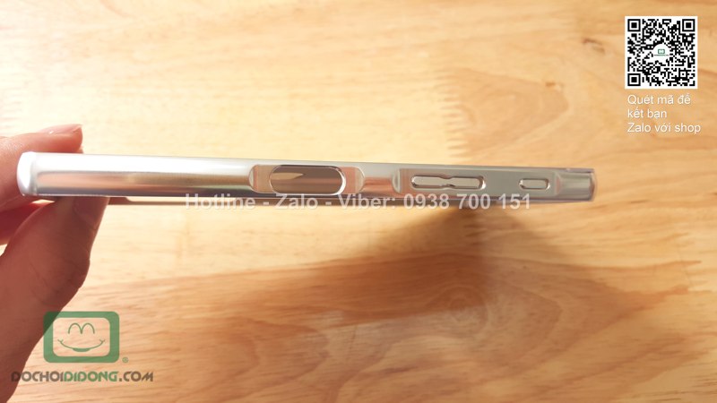 Ốp lưng Sony Xperia Z5 viền nhôm lưng tráng gương