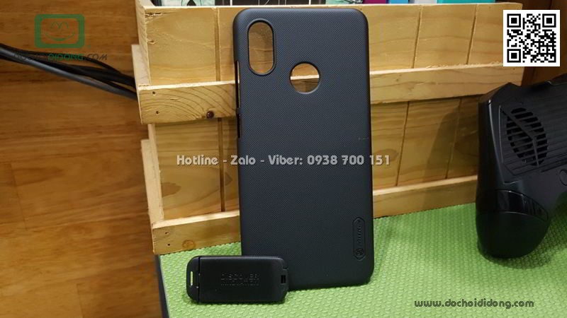 Ốp lưng Xiaomi Mi 8 Nillkin vân sần