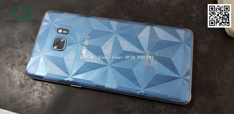 Miếng dán mặt lưng Samsung Note 7 in khối 3D