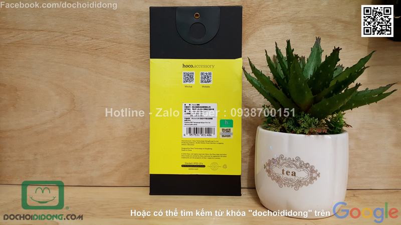 Miếng dán cường lực iPhone 6 6s Hoco full màn hình