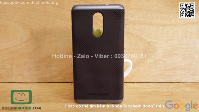 Ốp lưng Xiaomi Redmi Note 3 Ipaky chống sốc