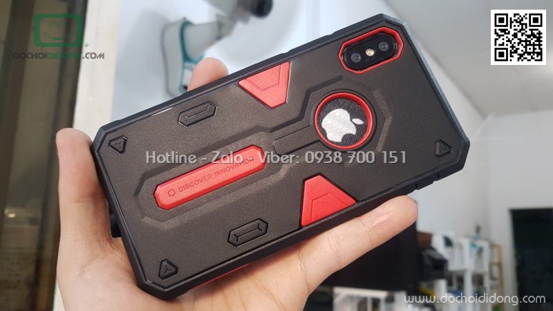 Ốp lưng iPhone X XS Nillkin Defender siêu chống sốc