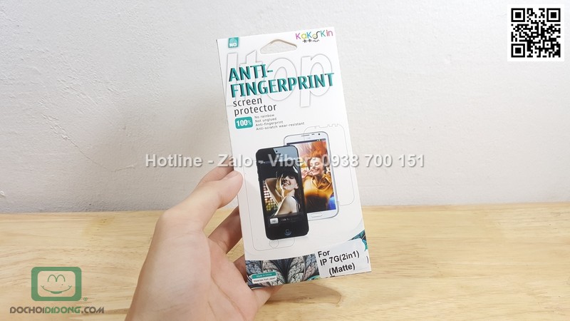 Miếng dán màn hình iPhone 8 iTop hai mặt loại trong