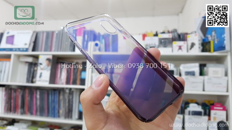 Ốp lưng iPhone X XS Baseus hào quang