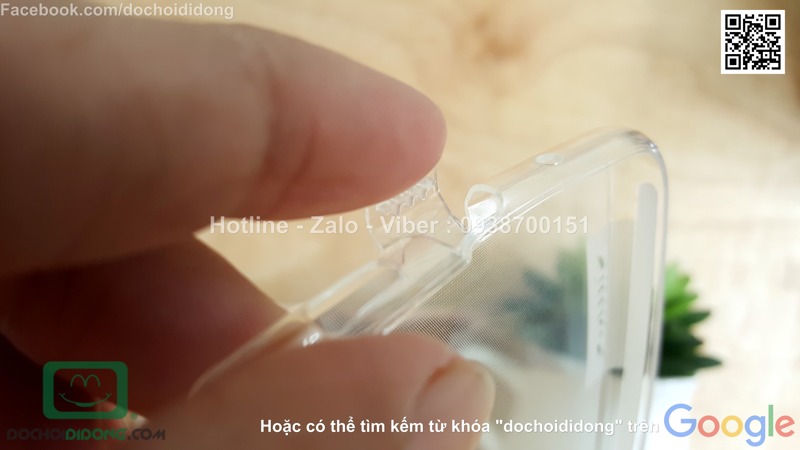 Ốp lưng Asus Zenfone 3 ZE520KL dẻo trong siêu mỏng