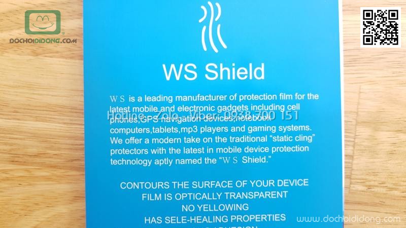 Miếng dán full màn hình Samsung Note 8 WS Shield keo nước