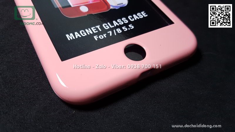 Ốp lưng nam châm iPhone 7 8 Plus Likgus Candy Series lưng màu