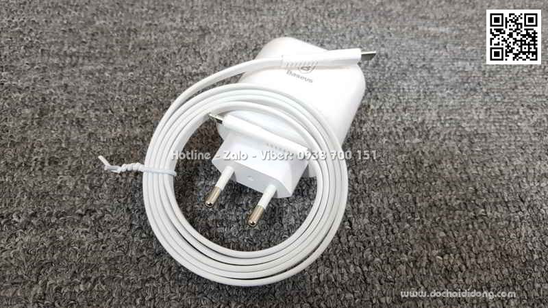 Bộ cáp sạc nhanh iPhone Macbook Baseus Type C PD 3.0 32W