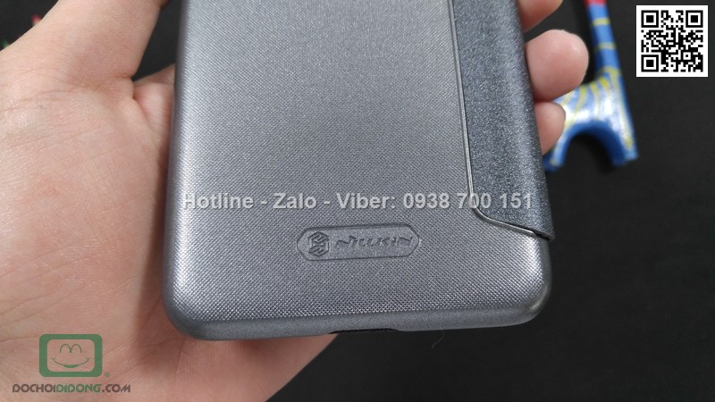 Bao da Asus Zenfone 3 Max ZC553KL Nillkin vân sần