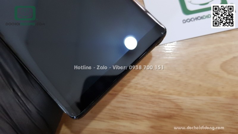 Miếng dán cường lực Samsung Note 8 Zacase trong suốt keo UV cao cấp