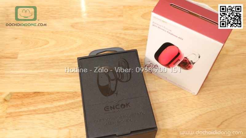 Tai nghe Bluetooth Baseus Earfone A02 cảm ứng siêu gọn