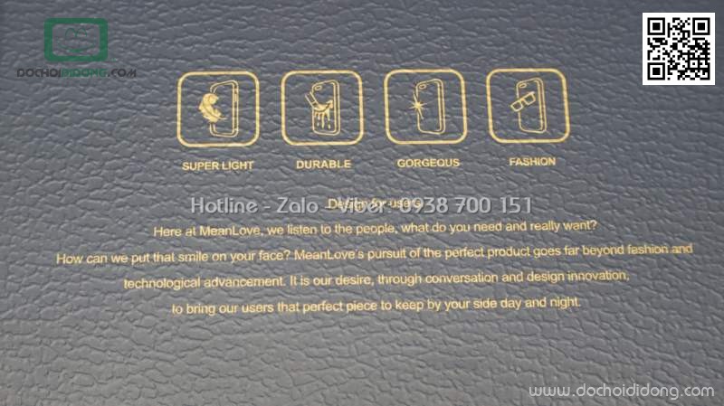 Ốp lưng Samsung Note 8 Mean Love lưng da chống sốc
