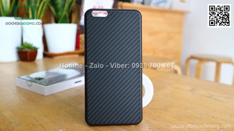 Ốp lưng iPhone 6 6S Plus Nillkin Carbon