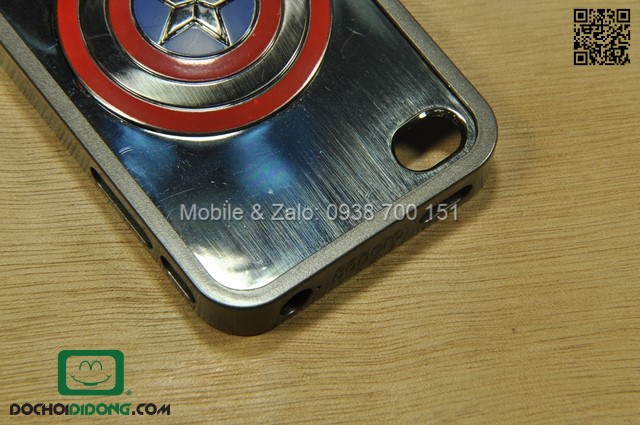 Ốp lưng iPhone 4 4S Captain America