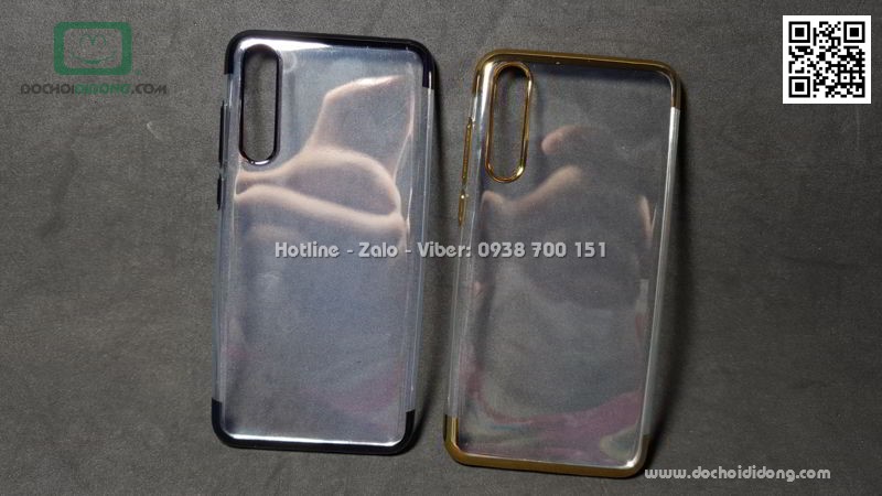 Ốp lưng Huawei P20 Pro Zacase dẻo trong viền màu chống sốc