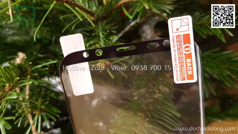 Miếng dán cường lực dẻo Samsung S8 Plus Zacase 3D kèm dán sau