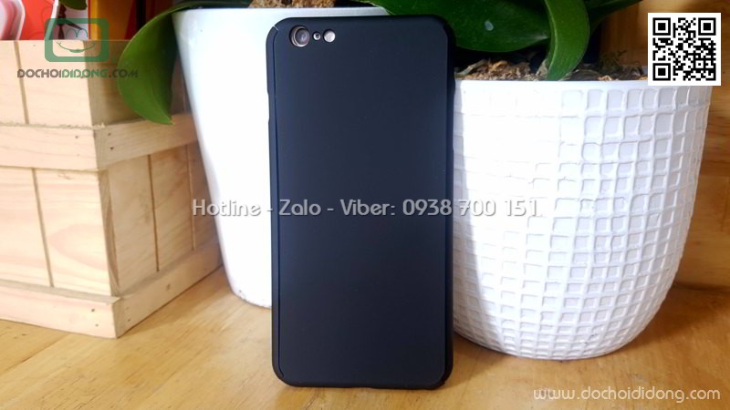 Ốp lưng iPhone 6 6S Plus Likgus bảo vệ 360 độ có kính cường lực