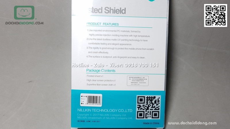 Ốp lưng Nokia 7 Plus Nillkin vân sần