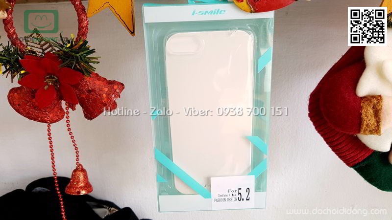 Ốp lưng Asus Zenfone 4 Max ZC520KL iSmile dẻo trong siêu mỏng