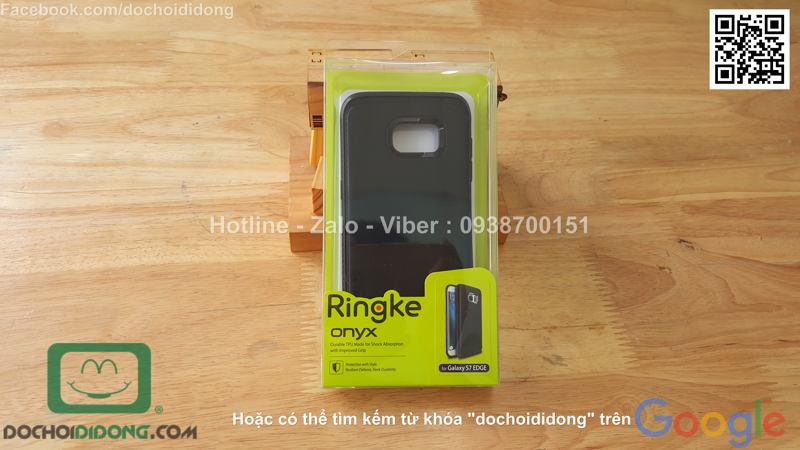 Ốp lưng Samsung Galaxy S7 Edge Ringke Onyx chống sốc