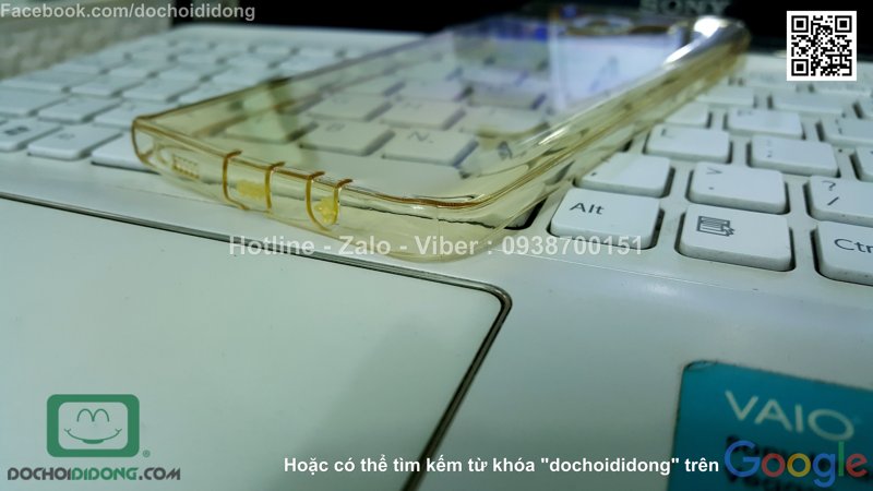 Ốp lưng Samsung Galaxy Note 5 dẻo trong che camera sau