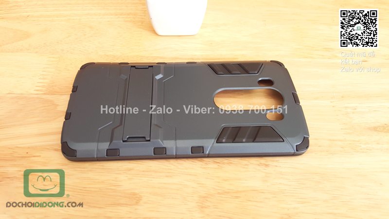 Ốp lưng LG V10 Iron Man chống sốc có chống lưng