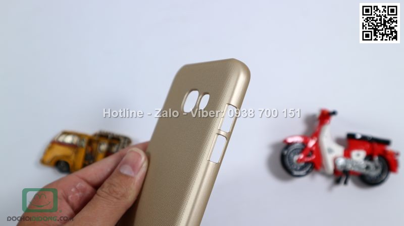 Ốp lưng Samsung Galaxy A3 2017 Nillkin vân sần