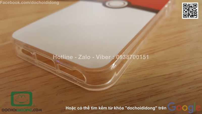 Ốp lưng iPhone 5 5s SE Pokemon Go dẻo viền trong