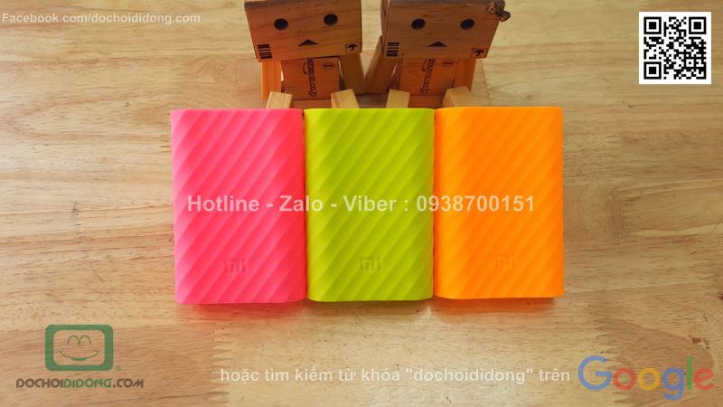 Bao Silicon dành cho sạc dự phòng xiaomi 10000mAh