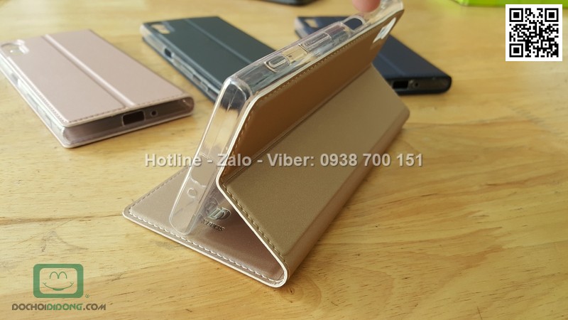 Bao da Sony Xperia XZ Duz vân vải