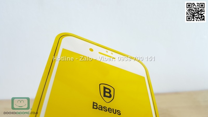 Miếng dán cường lực iPhone 8 Plus Baseus 0.2mm full màn hình