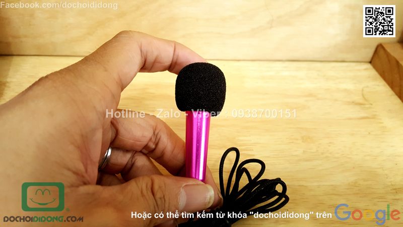 Micro hát karaoke dành cho điện thoại cỡ nhỏ